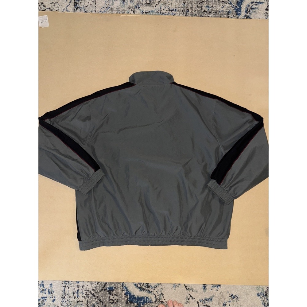 CHAMPION Windbreaker Track Jacket Men's XL Gray Coat Full Zip Sweater - Picture 6 of 7